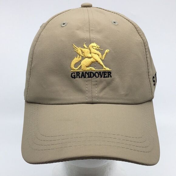 Grandover Staff lightweight tan baseball cap hat with Velcro backstrap - Picture 1 of 12